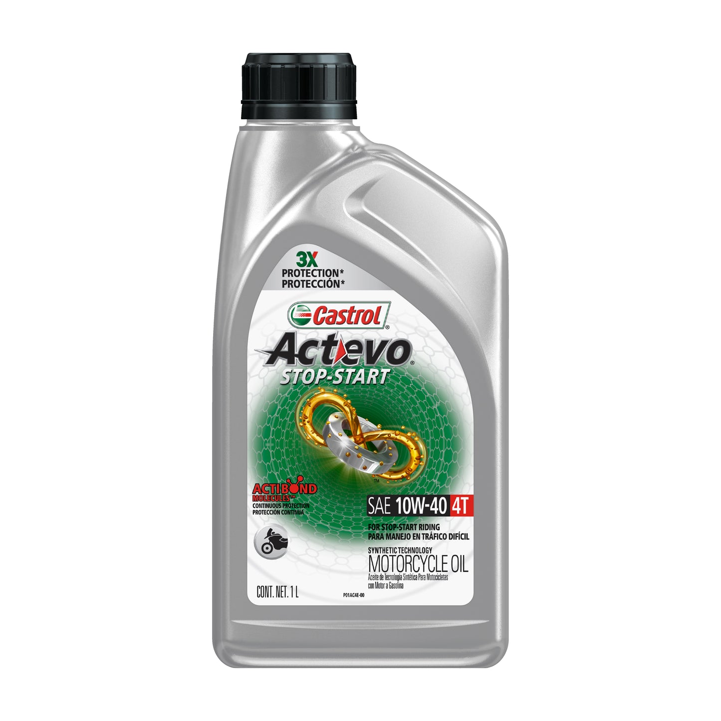 Castrol Actevo 3X St-St 4T 10W-40