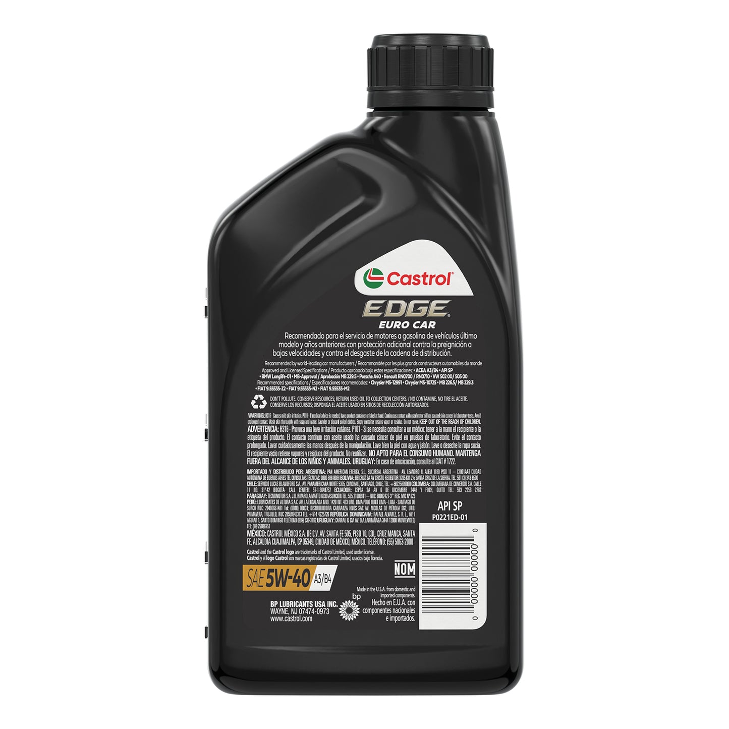 Castrol EDGE Euro Car 5W-40